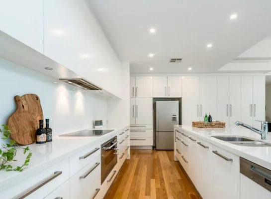 Stone benchtop kitchen