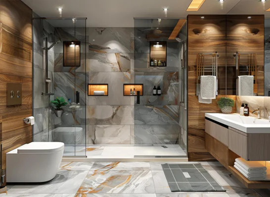 Modern Melbourne bathroom renovation