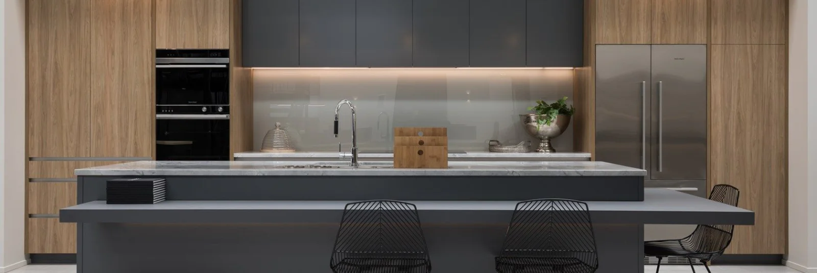 Stone benchtop kitchen